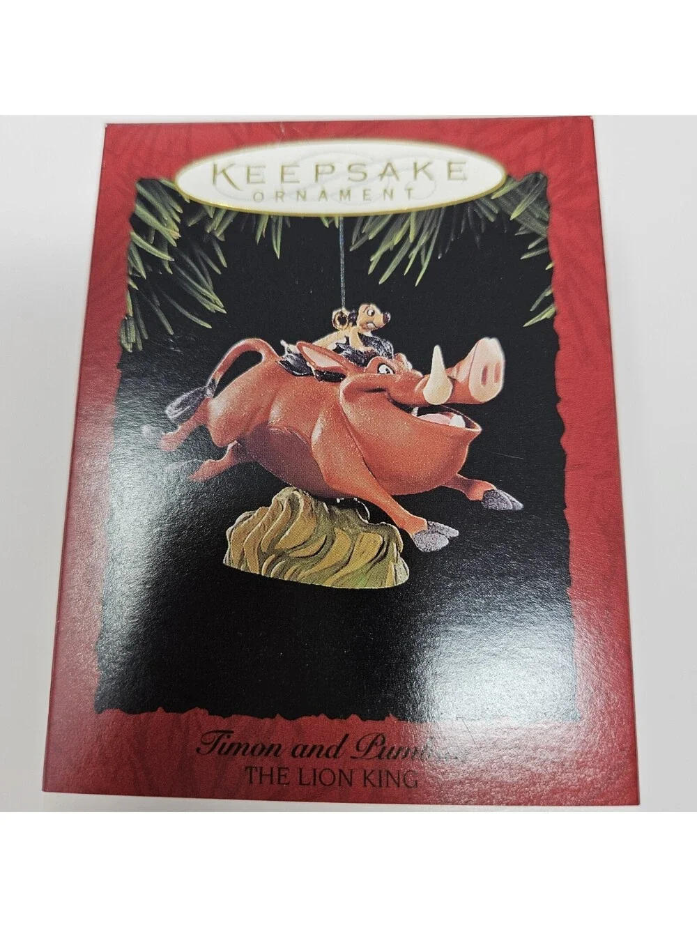 Lot Of 3 New Hallmark Keepsake Ornaments Pocahontas Lion King Wizard Of Oz NIB